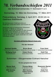 70. Verbandsschießen 2011 - Schützenverein Alttrauchburg