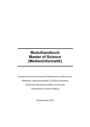 Modulhandbuch Master of Science (Medieninformatik) - Technische ...