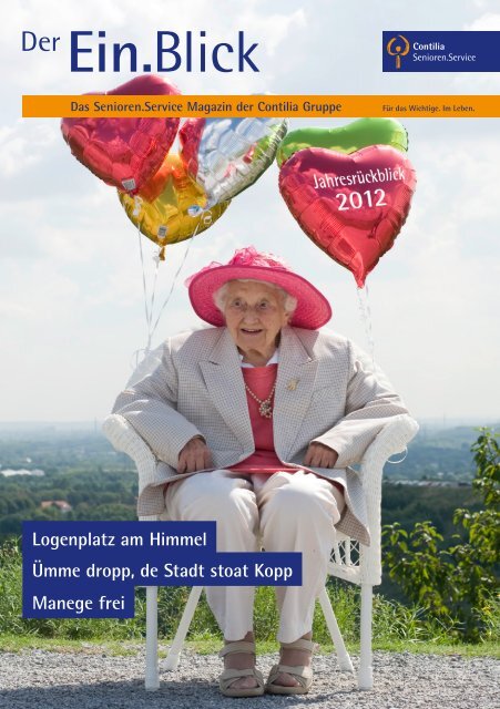 Ein Blick 2012 Senioren Service Contilia Gruppe