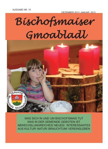 Bischofsmaiser Gmoabladl