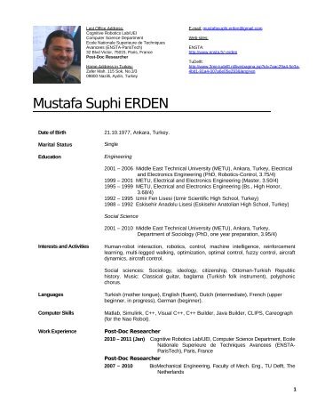 Mustafa Suphi ERDEN - Ensta