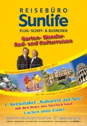 Garten- Wander- Rad- und Kulturreisen - Sunlife Reisebüro ...
