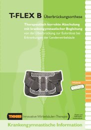 Krankengymnastische Information zur T-FLEX B ... - OZO-Zours GmbH