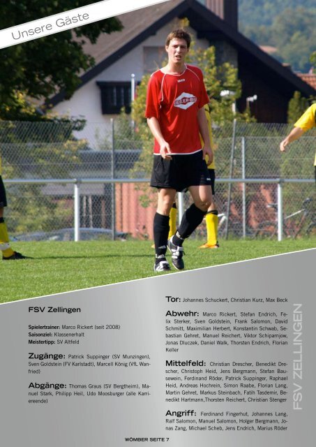 Wömber am Ball - Montag, 03. Oktober 2011 - SV DJK Wombach eV