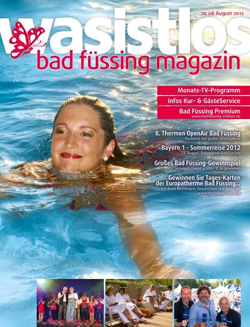 wasistlos badfüssing-magazin - Ausgabe 2012 August