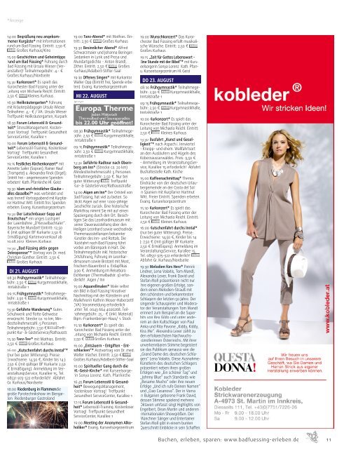 wasistlos badfüssing-magazin - Ausgabe August 2012