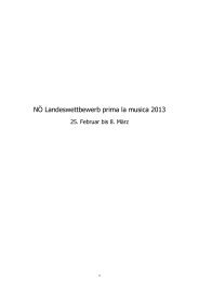 NÖ Landeswettbewerb prima la musica 2013 - Musikschulen ...