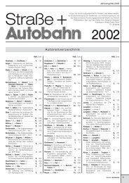 Jahresregister STA 2002 - Straße und Autobahn