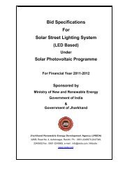 Bid Specifications For Solar Street Lighting System (LED ... - JREDA