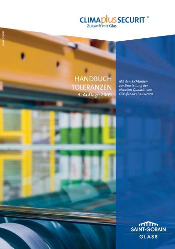 HANDBUCH TOLERANZEN - glassolutions