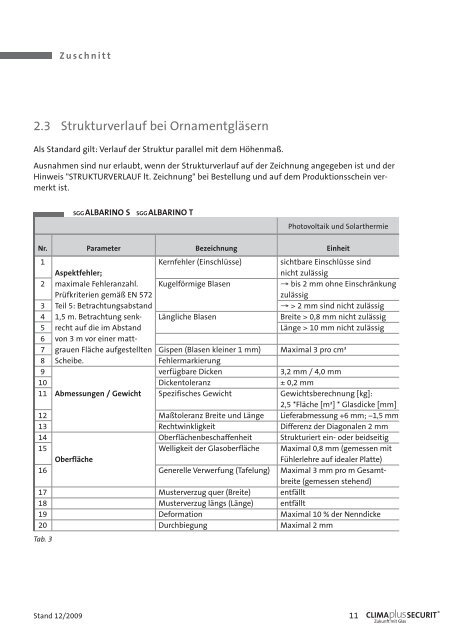 HANDBUCH TOLERANZEN - glassolutions