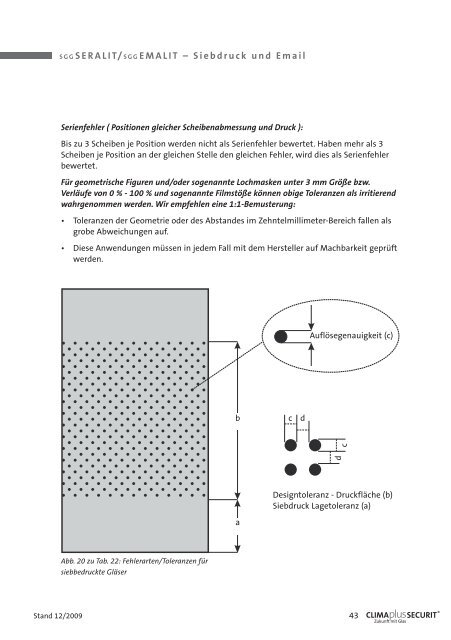 HANDBUCH TOLERANZEN - glassolutions