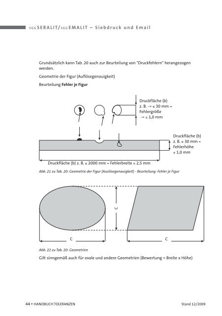 HANDBUCH TOLERANZEN - glassolutions