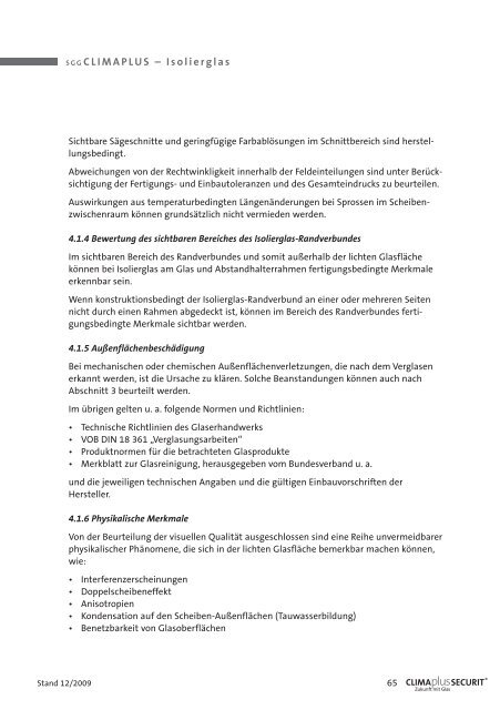 HANDBUCH TOLERANZEN - glassolutions