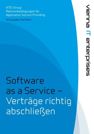 Software as a Service – Verträge richtig abschließen - IT-Cluster Wien