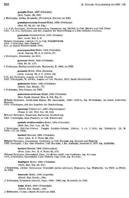 Döbler, H. 1973: Katalog der in den Sammlungen - Senckenberg ...