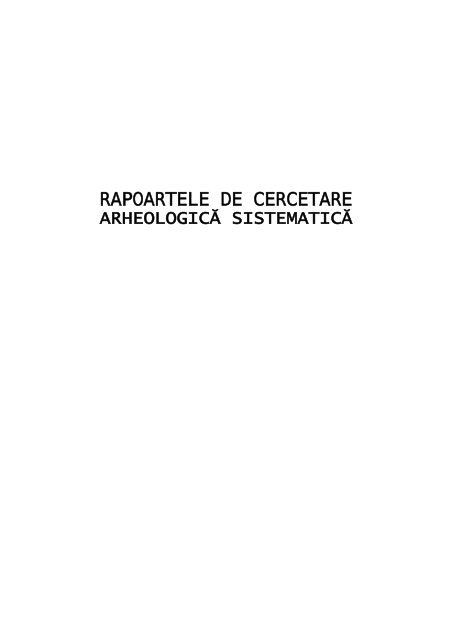 Cronica-cercetarilor-arheologice-campania-2010 - cIMeC