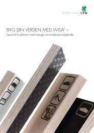 BYG DIN VERDEN MED WISA® – - WISA® plywood and veneer