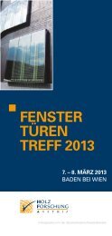 Fenster türen treFF 2013 - proHolz