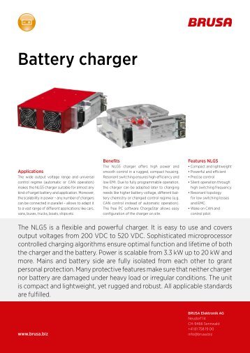 Battery charger - Brusa Elektronik AG