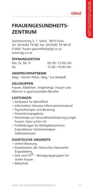 Broschüre zum kostenfreien Download - Frauengesundheitszentrum ...