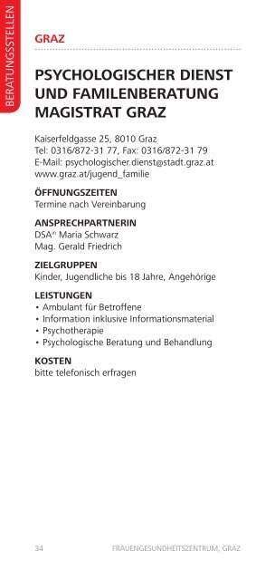 Broschüre zum kostenfreien Download - Frauengesundheitszentrum ...