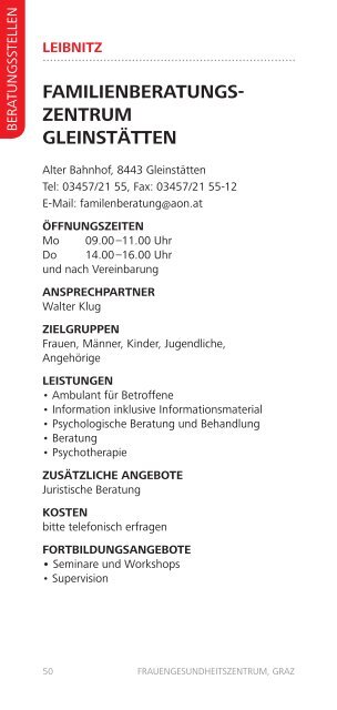 Broschüre zum kostenfreien Download - Frauengesundheitszentrum ...