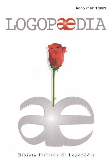 LOGOPaeDIA rivista italiana di logopedia - Il Portale Italiano dedicato