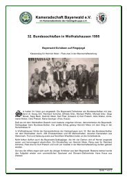 Kameradschaft Bayerwald e.V. - Gebirgsjäger Bayerwald