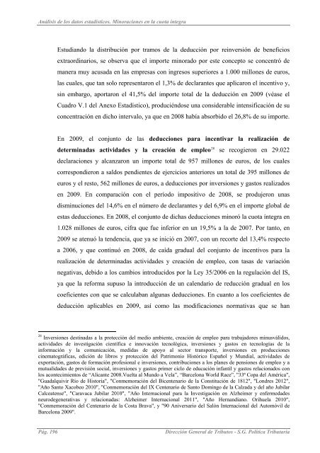 EL IMPUESTO SOBRE SOCIEDADES EN 2009