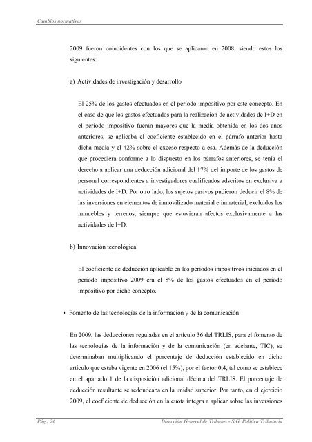 EL IMPUESTO SOBRE SOCIEDADES EN 2009