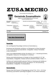 Gemeinde Zusamaltheim