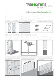 Gabionenzaun 15 Aufbauanleitung - Gabionen Kaiser KG