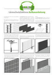 LärmschutzGabione Aufbauanleitung - Gabionen Kaiser KG