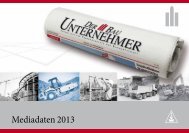 Mediadaten 2013 - Der Bauunternehmer