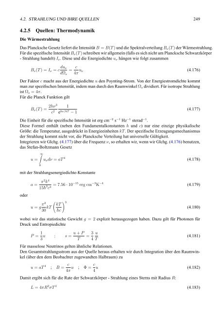 Einfžhrung i n die Astrophysik Teil 1