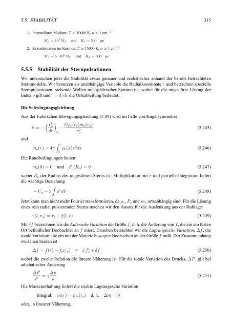 Einfžhrung i n die Astrophysik Teil 1