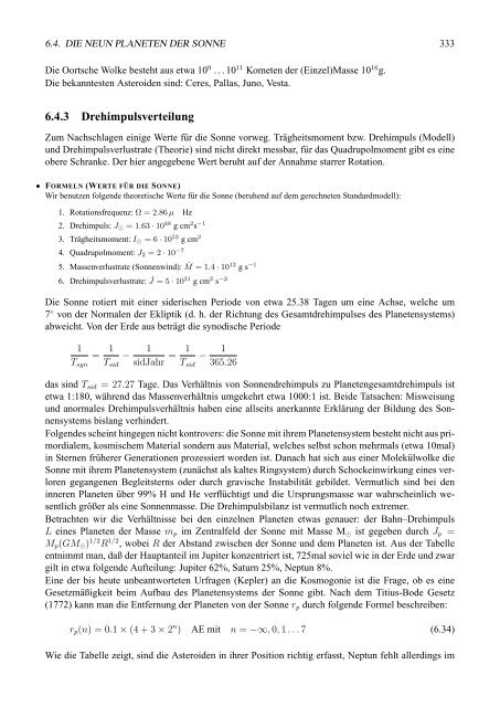 Einfžhrung i n die Astrophysik Teil 1