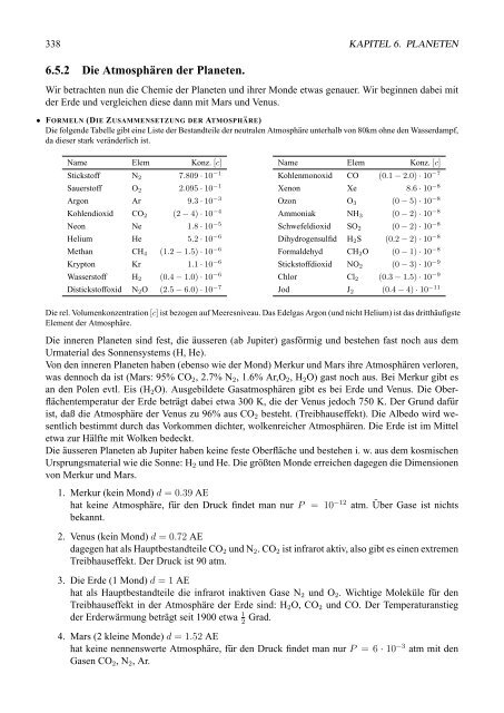 Einfžhrung i n die Astrophysik Teil 1