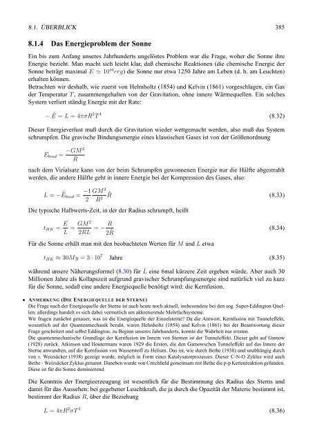 Einfžhrung i n die Astrophysik Teil 1