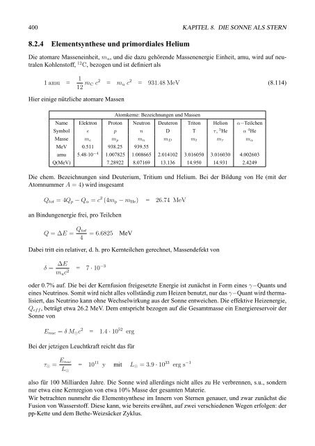 Einfžhrung i n die Astrophysik Teil 1