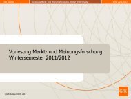 GfK-Präsentationen: Das Aushängeschild direkt beim Kunden