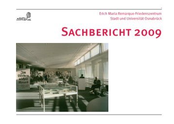 S 2009 - Erich Maria Remarque-Friedenszentrum - Universität ...