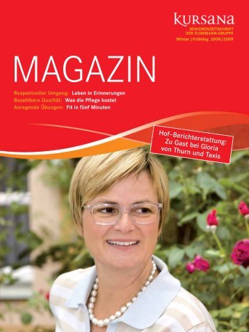 PDF Kursana Magazin 02/08 - Dussmann Group