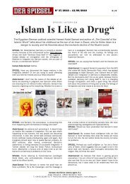 „Islam Is Like a Drug“ - Ute Körner Literary Agent, S.L.