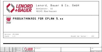 ePLAN Dokumenation download - Lenord + Bauer