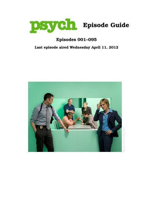 Psych Episode Guide Inaf Iasf Bologna