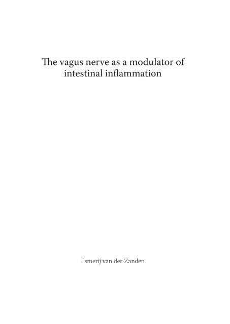 The vagus nerve as a modulator of intestinal inflammation - TI Pharma