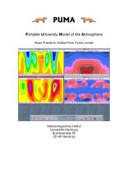 Portable University Model of the Atmosphere (PUMA) - DKRZ
