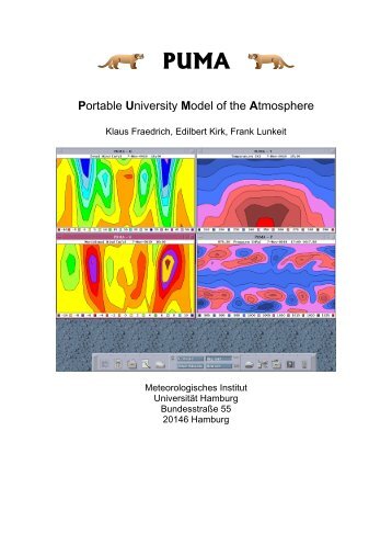 Portable University Model of the Atmosphere (PUMA) - DKRZ